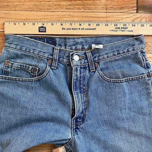 Levi’s 505 Vintage 90s Orange‎ Tab Dark Wash Denim Jeans - Picture 7 of 8
